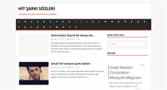 Desktop Screenshot of hitsarkisozleri.com